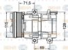 HELLA 8FK 351 334-011 Compressor, air conditioning